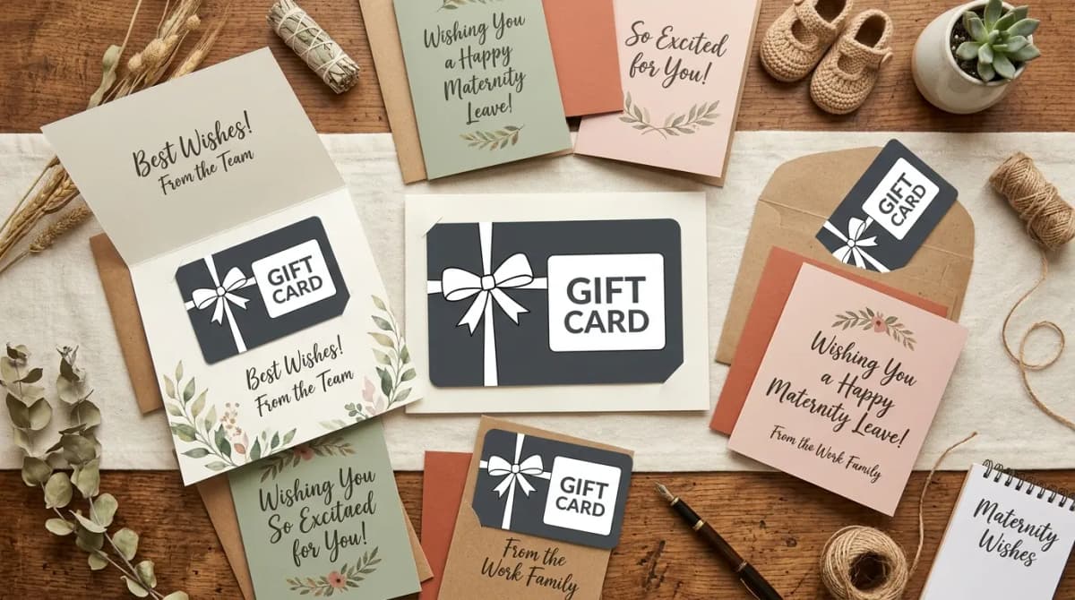 Maternity group card illustration